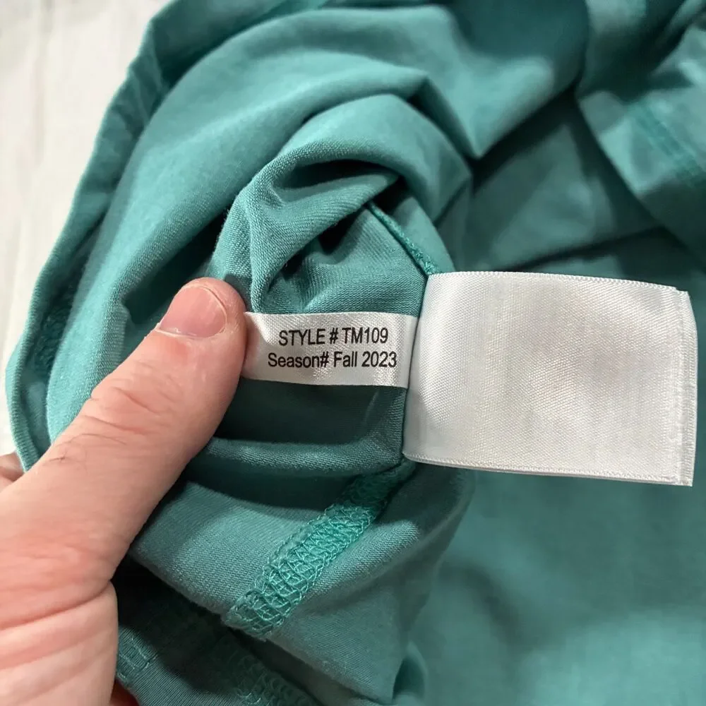 Tasc Men's XL Teal Carrollton Lightweight Quarter-Zip Long Sleeve Pullover